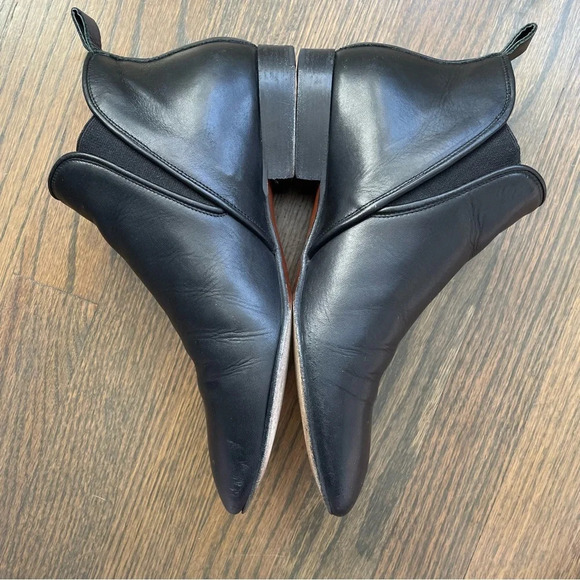 Chloe Black Leather Ankle Chelsea Boots - Picture 6 of 15